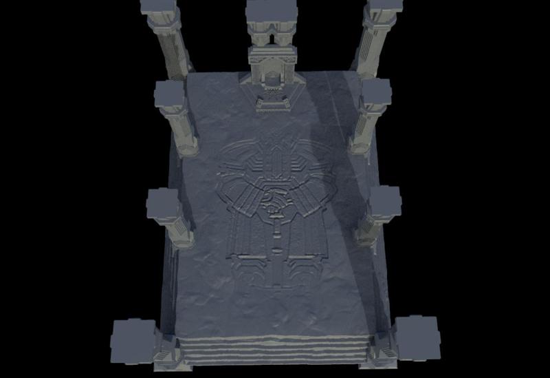 Dwarven temple for wargames