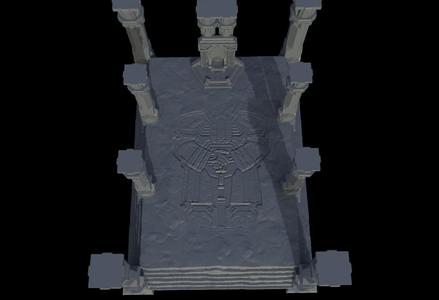 Dwarven temple for wargames