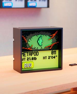 #011 Metapod - Pixel Voxel Art Frame (No support, 3MF included)