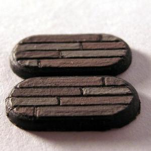 Wood Plank Gaming Miniature Base