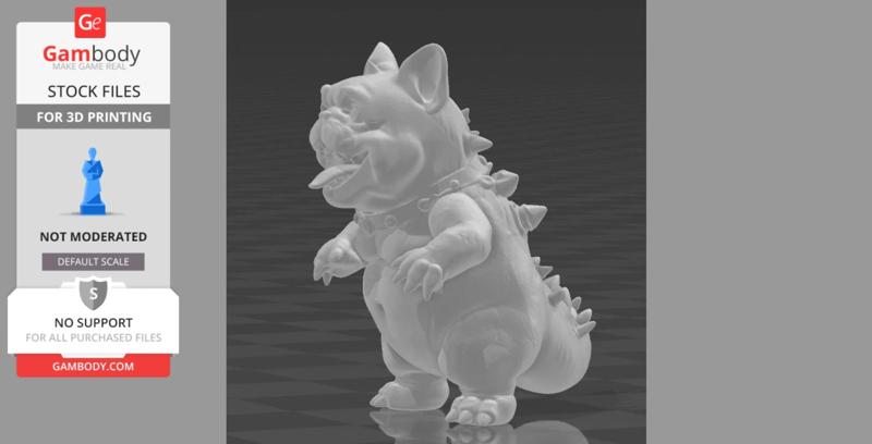 Godzilla French Bulldog Frenchizilla