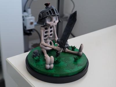 Cute Skeleton Knight - Jeff