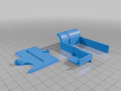 Hobbywing esc mount with shaft guard for Traxxas Rustler 4X4 BL-2s 