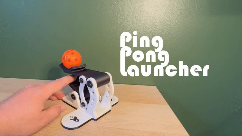 Ping Pong Desk Launcher - A Fun Toy for Your Desk