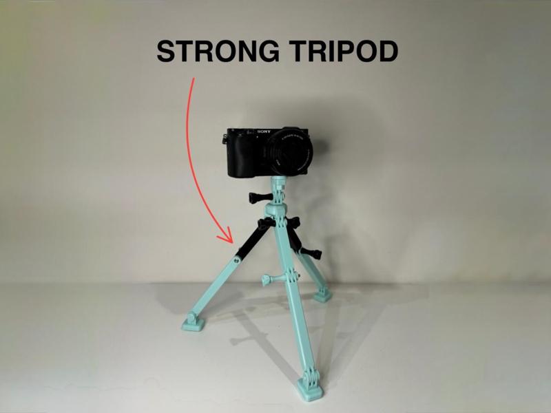 TRIPOD for CAMERA - PHONE - GOPRO - easy to print 