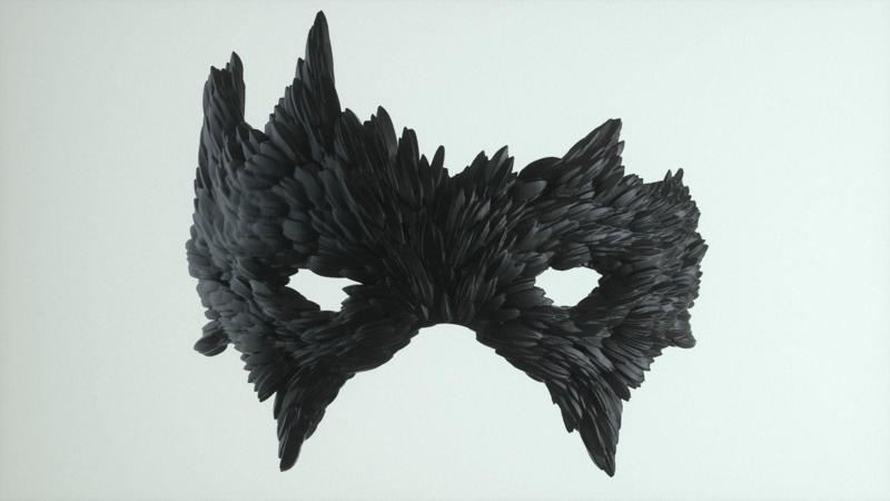 Carnival Mask - Raven
