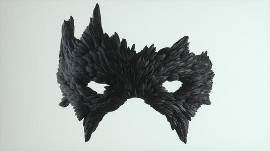 Carnival Mask - Raven