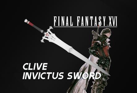 Final Fantasy XVI - Clive Rosfield - Invictus Sword