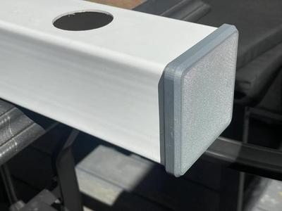 Hydroponics: 90mm endcap for Veranda vinyl post   