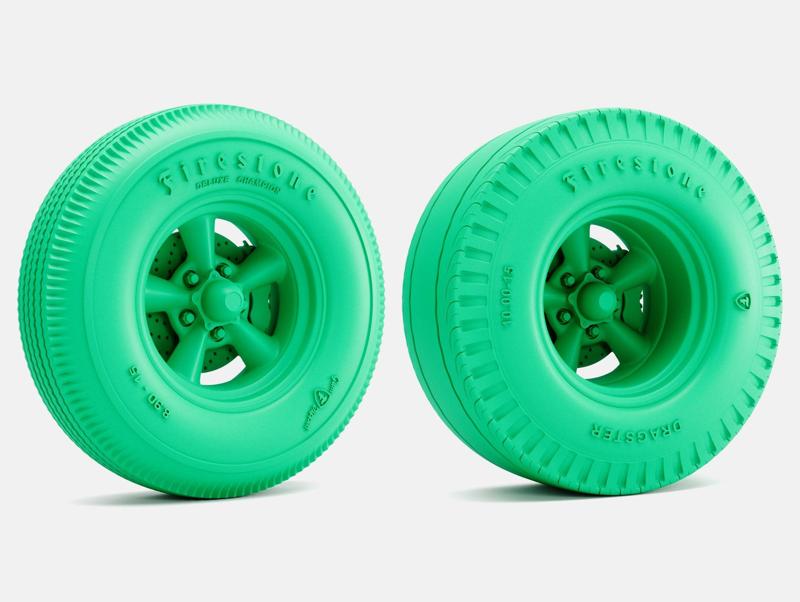 15x7 15x10 Torq Thrust D Wheels Firestone Tires