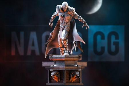 Fan Art Moon Knight - Statue
