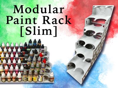 Modular Paint Rack: SLIM - AP & Vallejo Bottles
