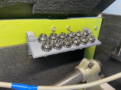 ER-16 Collet Wall Holder - 12 Slots   