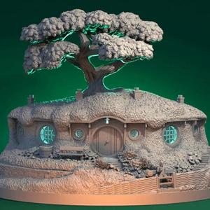Hobbiton Bonsai Pot STL files for 3D Printing | Assembly Model
