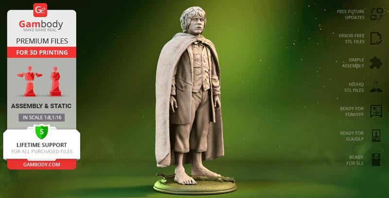 Merry Brandybuck STL files for 3D Printing | Assembly Model