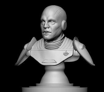 Star Wars - Grand Inquisitor - statue Bust - Free 3D print model