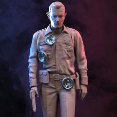 Terminator T-1000 for Diorama 3D Printing Figurine | Assembly