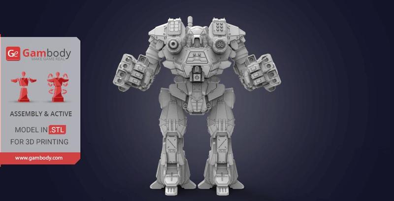MWO Kodiak 3D Printing Model | Assembly + Action