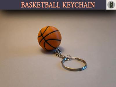 Basketball keychain