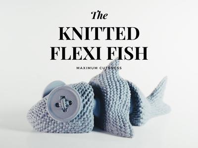 Cute Knitted Flexi Fish