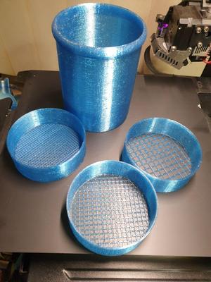 Ajustable Cascade sieve