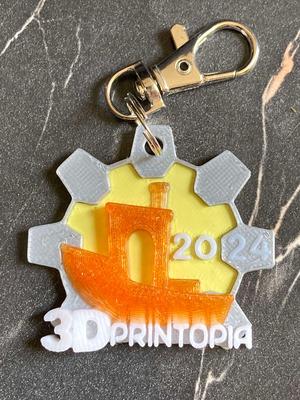 3DPrintopia 2024 Keychain and Wall Plaque