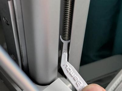 Z axis lead screw grease lube helper tool