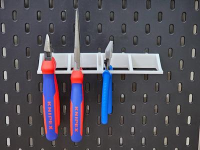 Pliers holder / hanger for IKEA Skadis (up to 8 pliers)