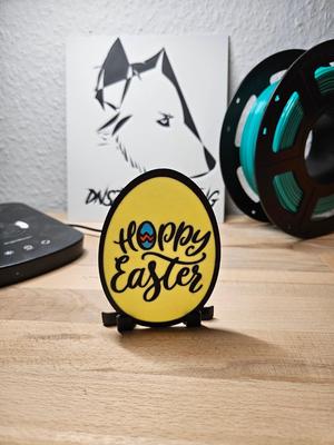 Easteregg Hoppy Easter - Window Picture