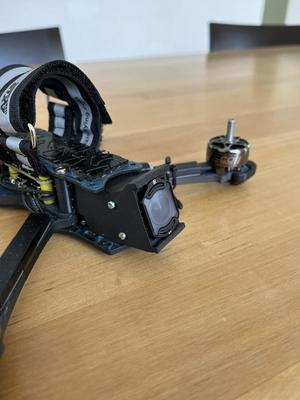 DJI O4 Air Unit Pro – Camera and Dual Antenna Mount for Axisflying Manta 5 SE Frame