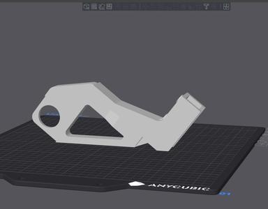 Kobra 2 Plus "Ender Style" Filament holder bracket w/improved stability, clip on mounting potential