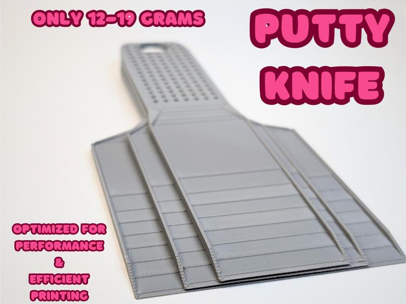 Putty Knife - 1.5", 2" and 3" - Flexible & Strong!