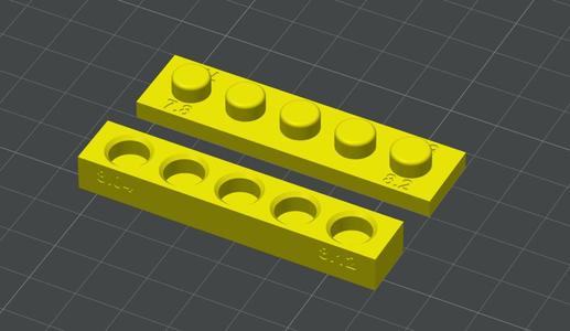Interlocking Knob & Holes Test Part