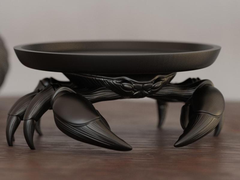 Crab Claw Stand – 3D-Printable Unique Tray & Decor