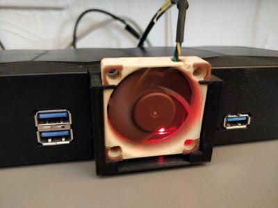 MOX Box modified parts to add a fan