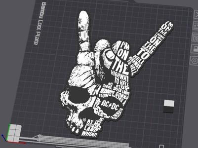 ACDC Wallart "Highway to Hell"