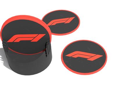 F1 Coaster + Coaster Holder