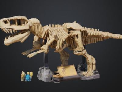 Dinosaur skeleton