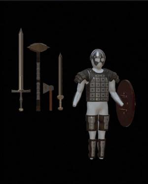 Viking armor set cosplay or miniature 