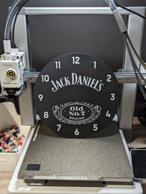 Jack Daniels Whiskey Clock
