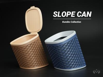 Asanoha Desktop Bin / 2 Lid Design