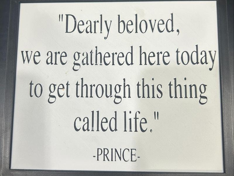 2 Color Hueforge - Dearly Beloved Motivational 