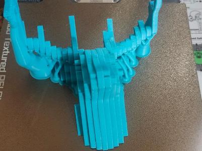 Layered Deer Head Wall Trophy