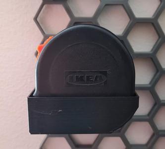 IKEA Fixa tape measure holder for HSW honeycomb storage wall