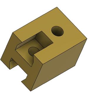 Toro titanium rail plug for Rat Rig V-Core 3