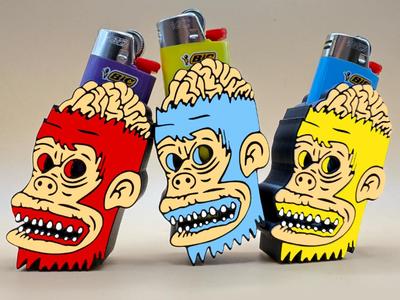 Monkey Brains lighter case