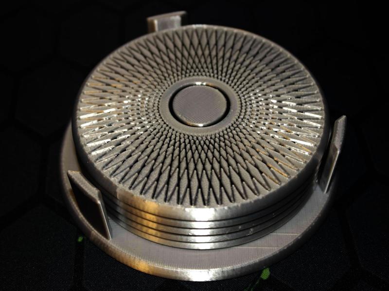 Elegant Coaster with Holder