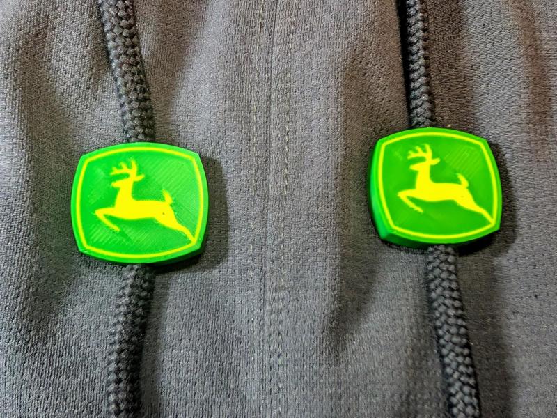 John Deere Drawstring Charm