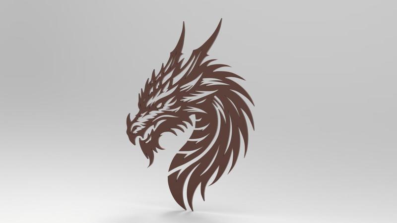Dragon Head Wall Decoration - Wall Art