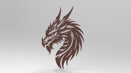 Dragon Head Wall Decoration - Wall Art